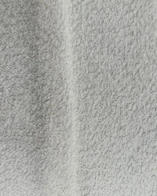 Canap blanc tissu bouclette Bianca