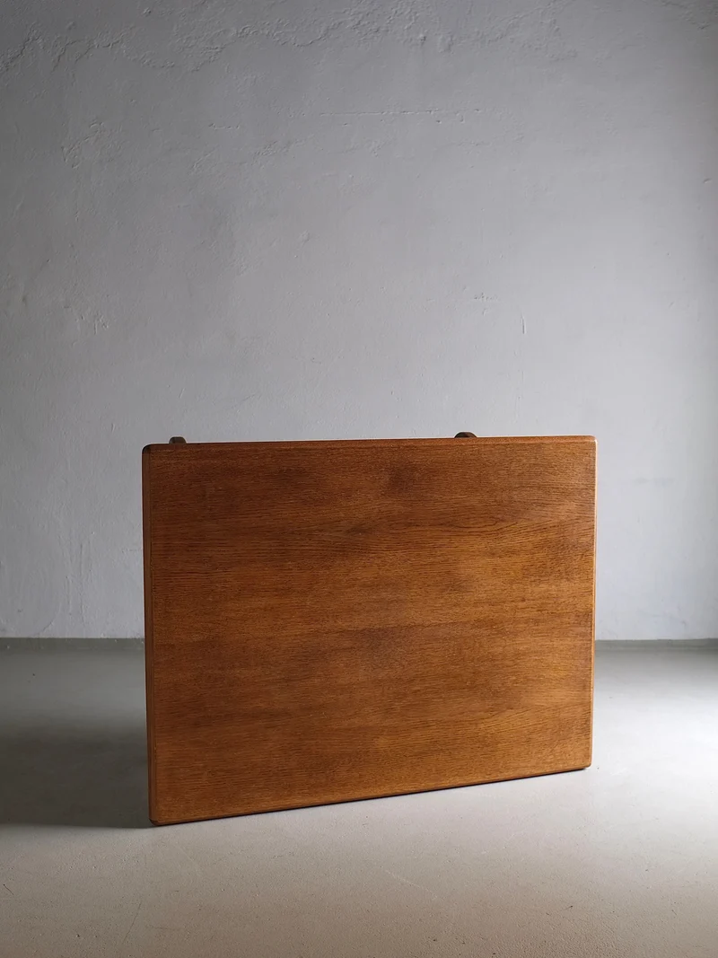 Brutalist Oak Coffee Table | Netherlands | 1970s