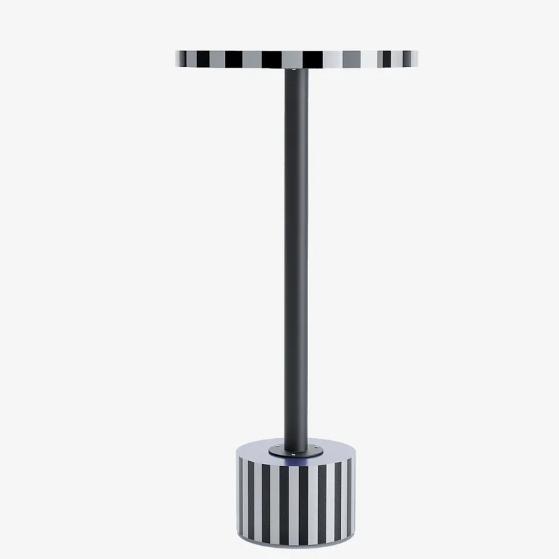 Table d appoint ronde originale couleur bleue Jasmin