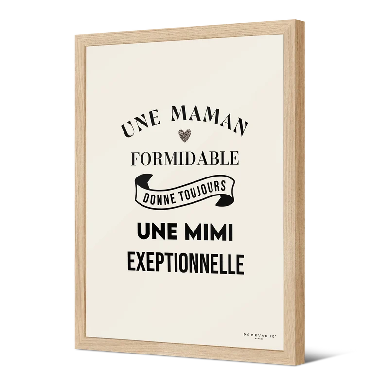 Affiche ou affiche encadrée Mimi Exceptionnelle
