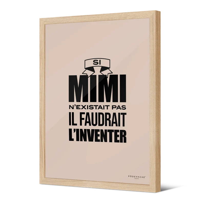 Affiche ou affiche encadrée Mimi Inventer