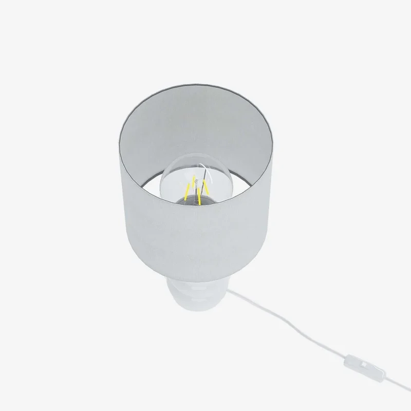 Lampe poser en c ramique et tissu Montaigne