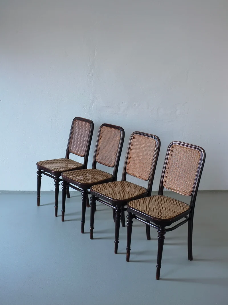 4 Thonet Bentwood Cane Chair mod.437, Austria, 1906