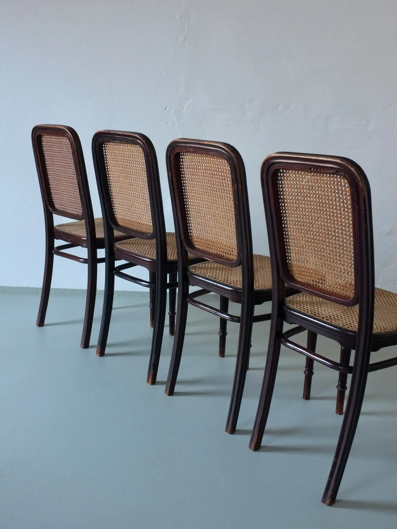 4 Thonet Bentwood Cane Chair mod.437, Austria, 1906