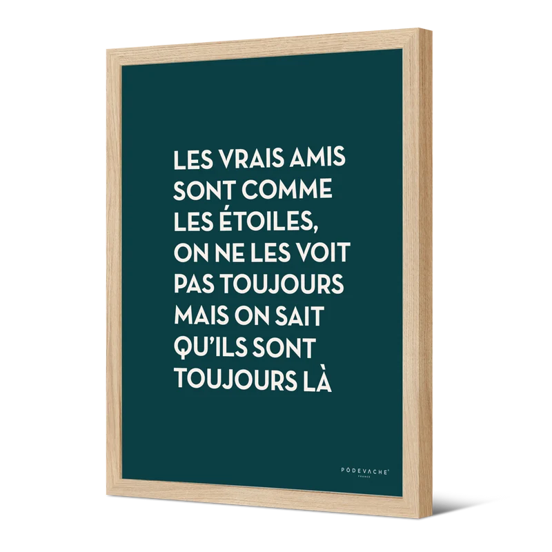 Affiche ou affiche encadrée Amis
