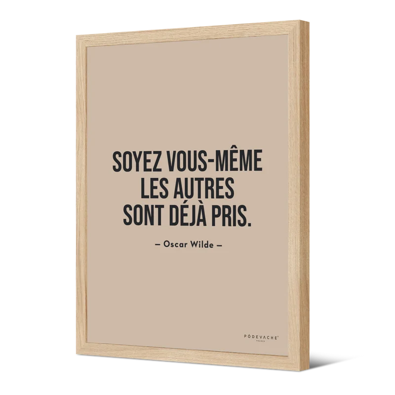 Affiche ou affiche encadrée Oscar Wilde