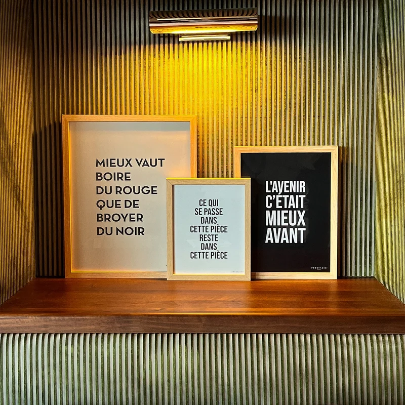 Affiche ou affiche encadrée Piece