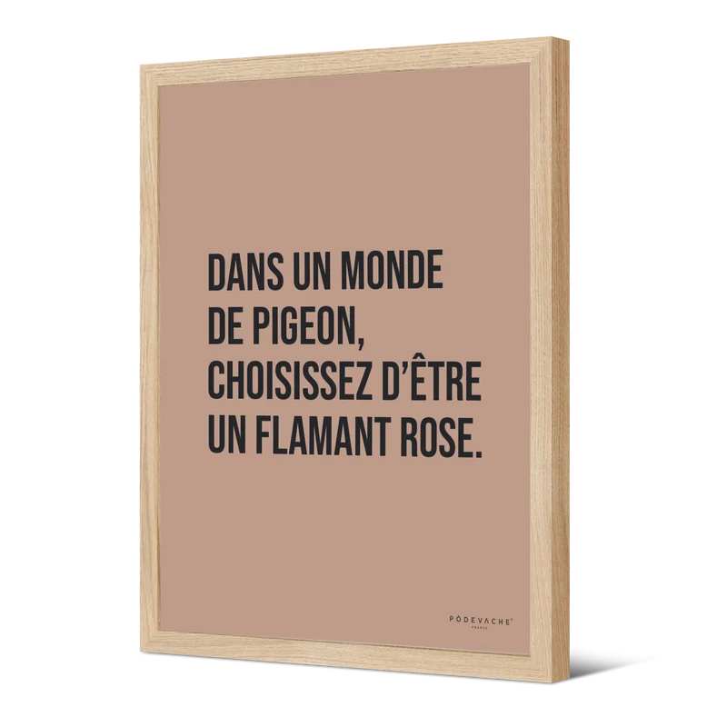 Affiche ou affiche encadrée Pigeon