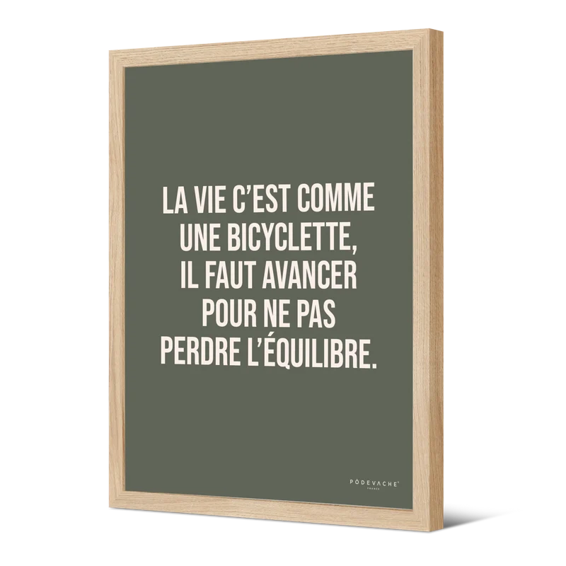 Affiche ou affiche encadrée Bicyclette