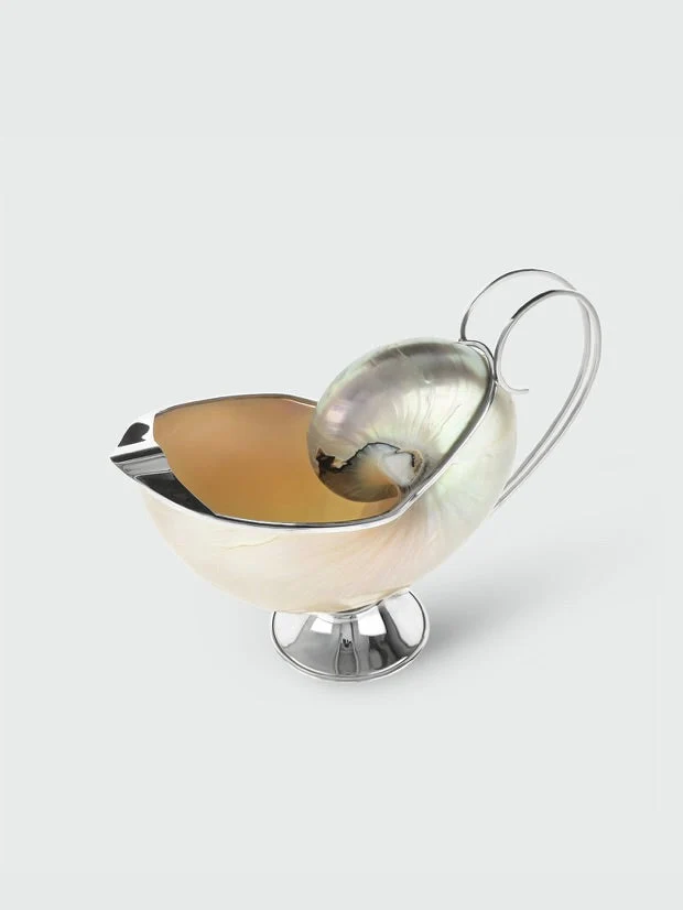Nautilus Shell Gravy Boat