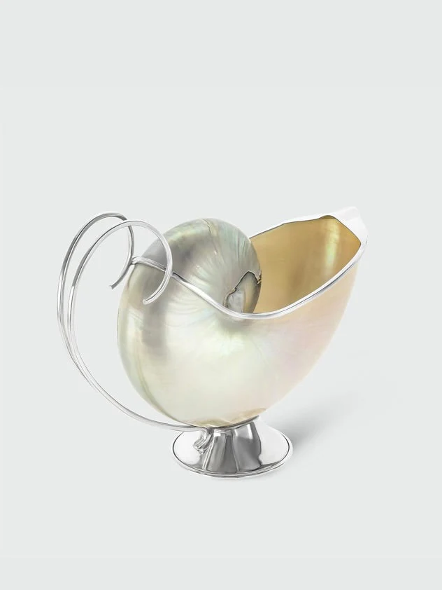 Nautilus Shell Gravy Boat