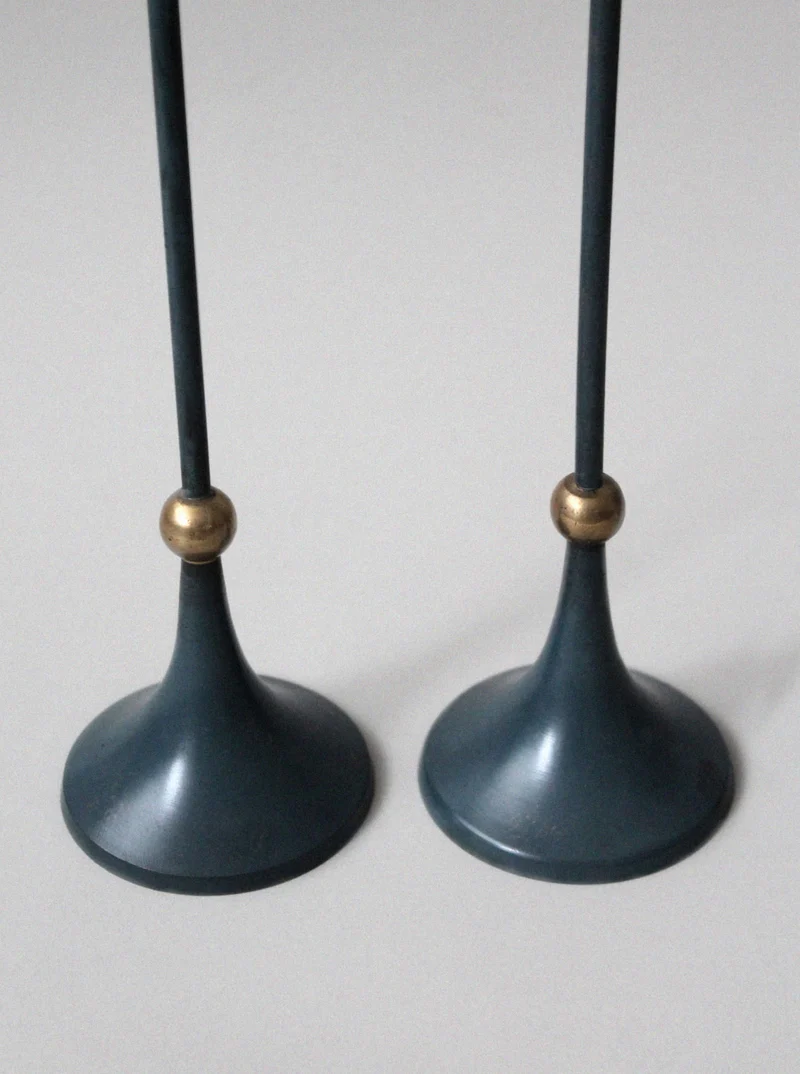 Set Of Memphis Design Candleholders