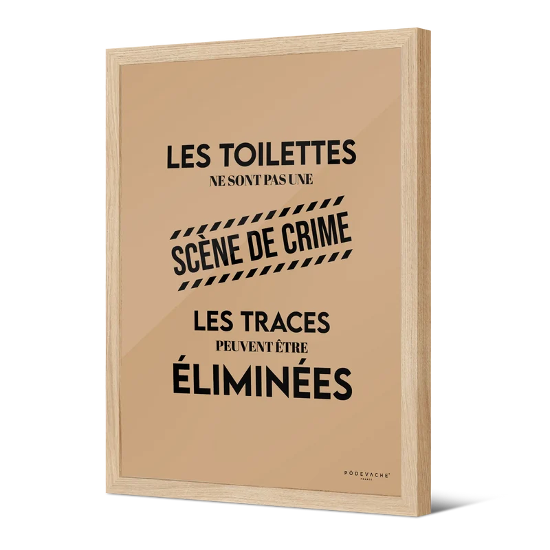 Affiche ou affiche encadrée Scène de Crime