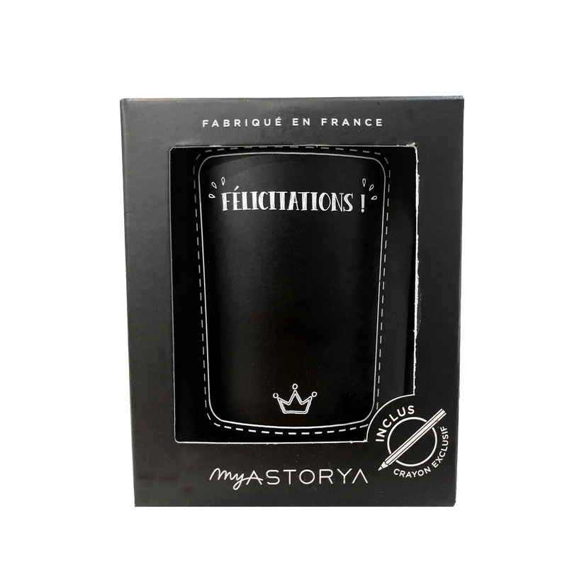 Bougie ardoise Cadre