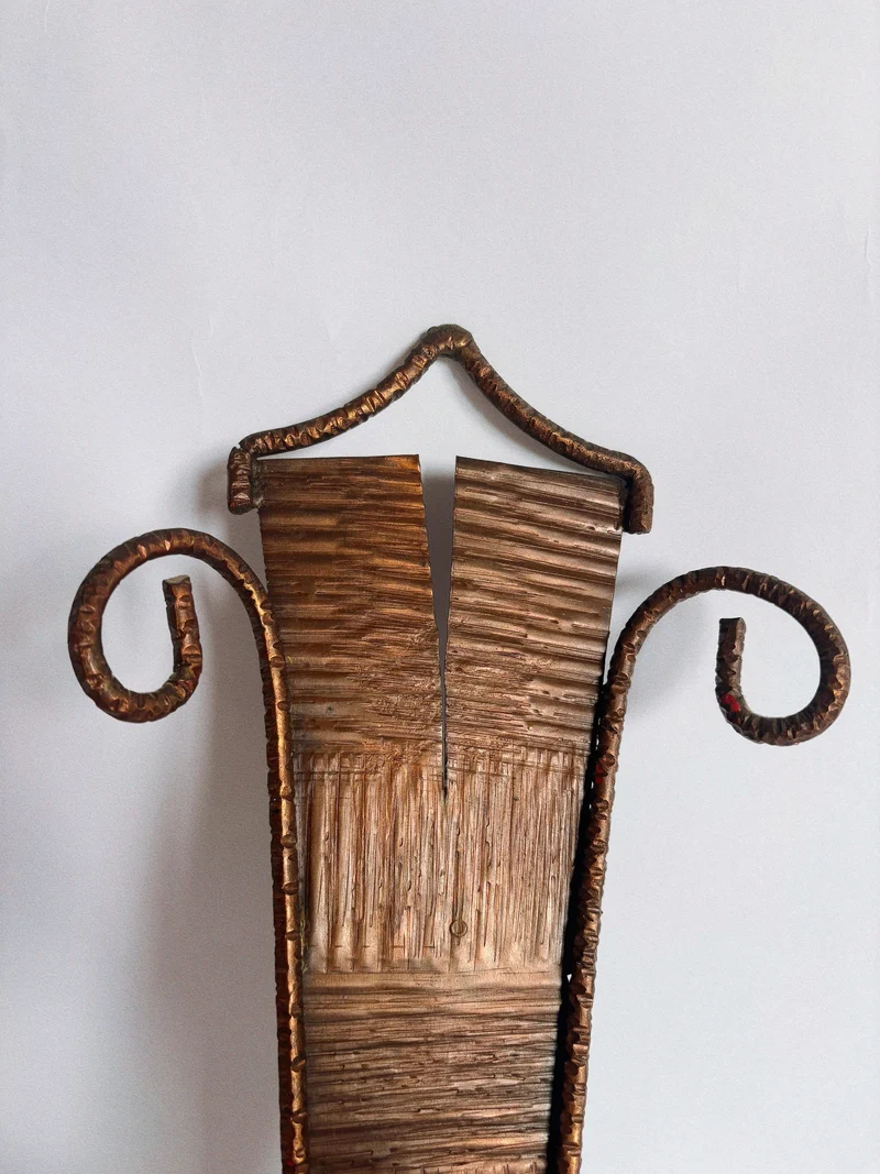 Metalwork Wall Candleholder