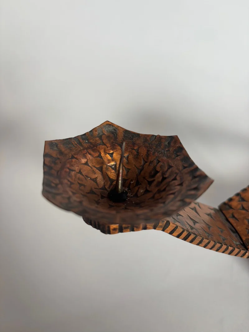 Two Tone Metal Candleholders
