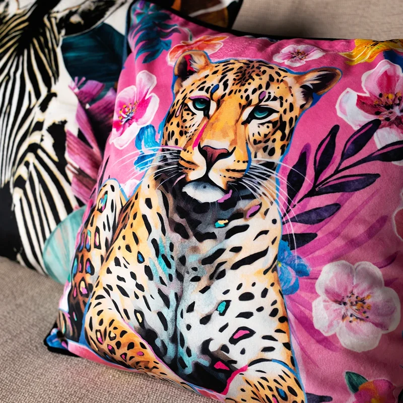Coussin velours Amioso