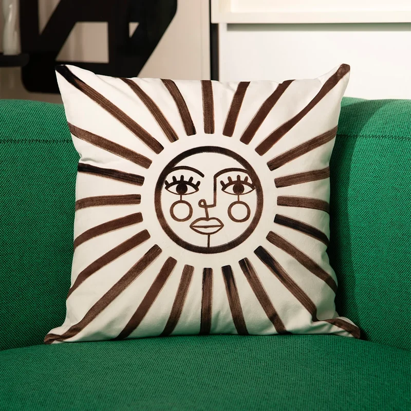 Coussin velours Andrafia