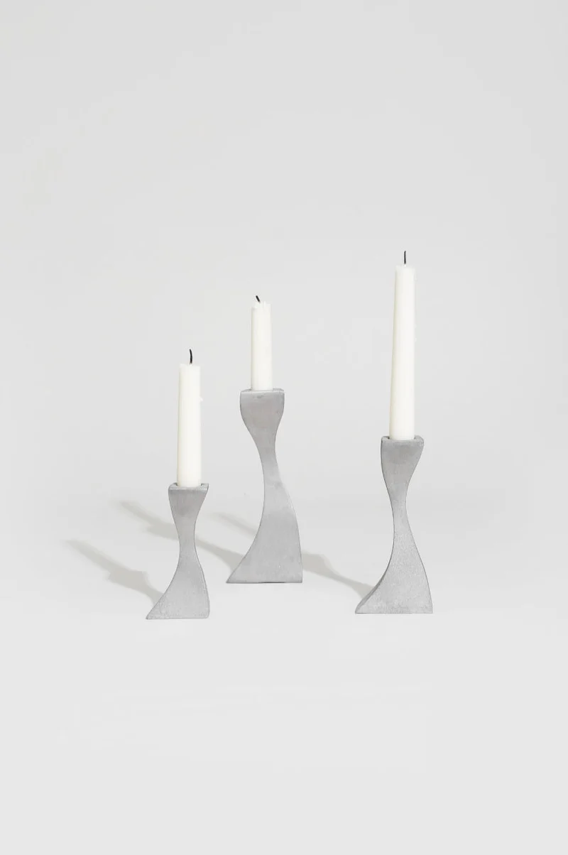 Wavy Candleholder Set