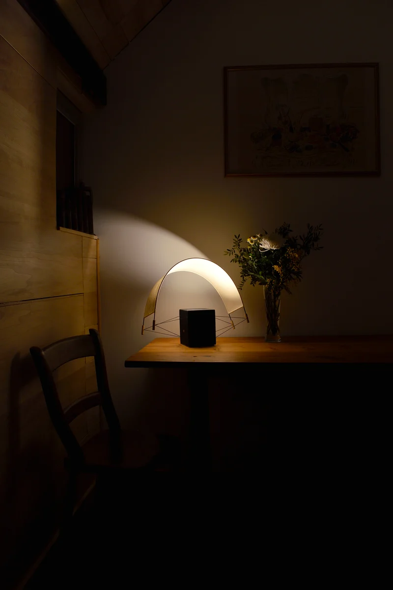 Parametric Design Table Lamps in Black Terracotta