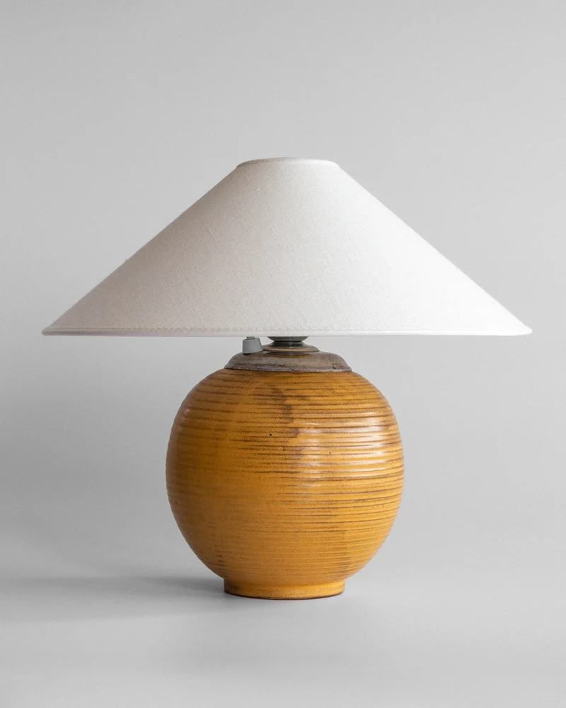 Vintage Ceramic Table Lamp, Sweden 1930s/40s