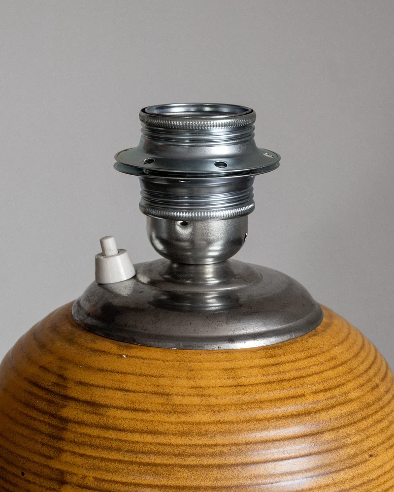 Vintage Ceramic Table Lamp, Sweden 1930s/40s