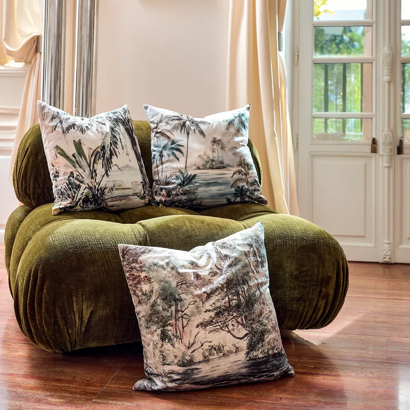 Coussin velours Auribeau