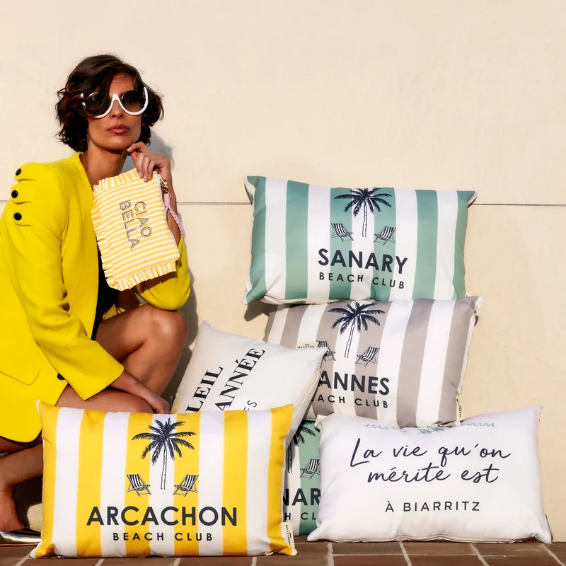 Coussin extérieur personnalisé Soleil