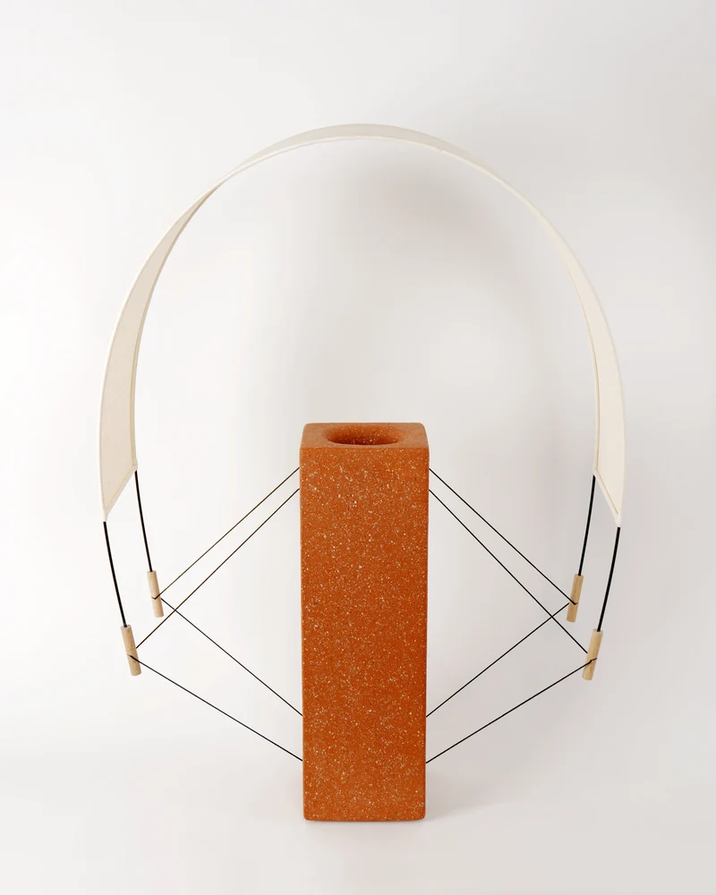 Coastal Modern Table Lamps in Terracotta - Lumia - Collection Aura