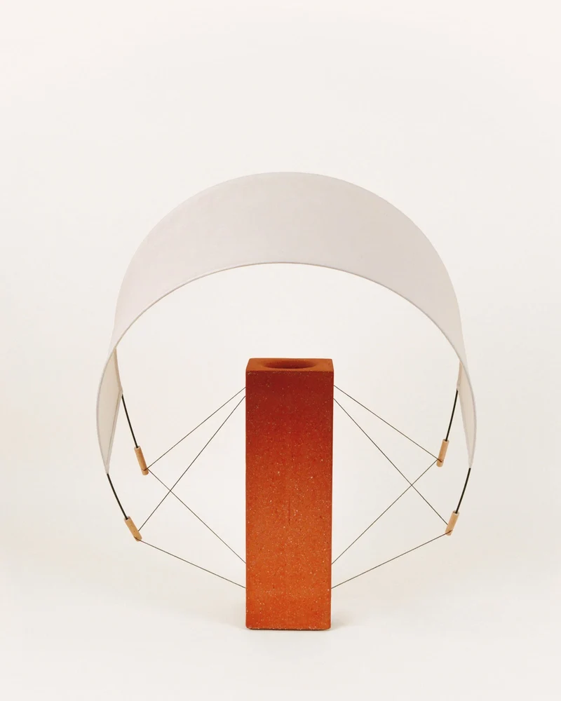 Coastal Modern Table Lamps in Terracotta - Lumia - Collection Aura