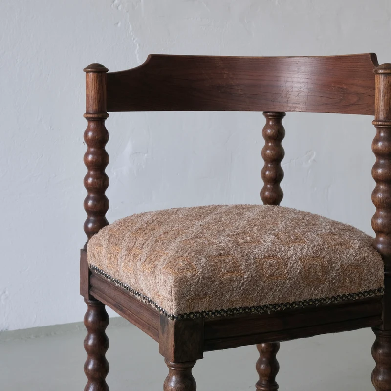 Antique Bobbin Turned Corner Chair