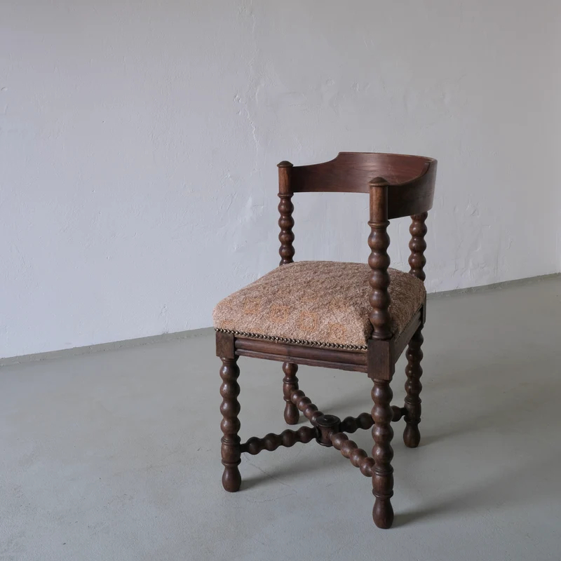 Antique Bobbin Turned Corner Chair