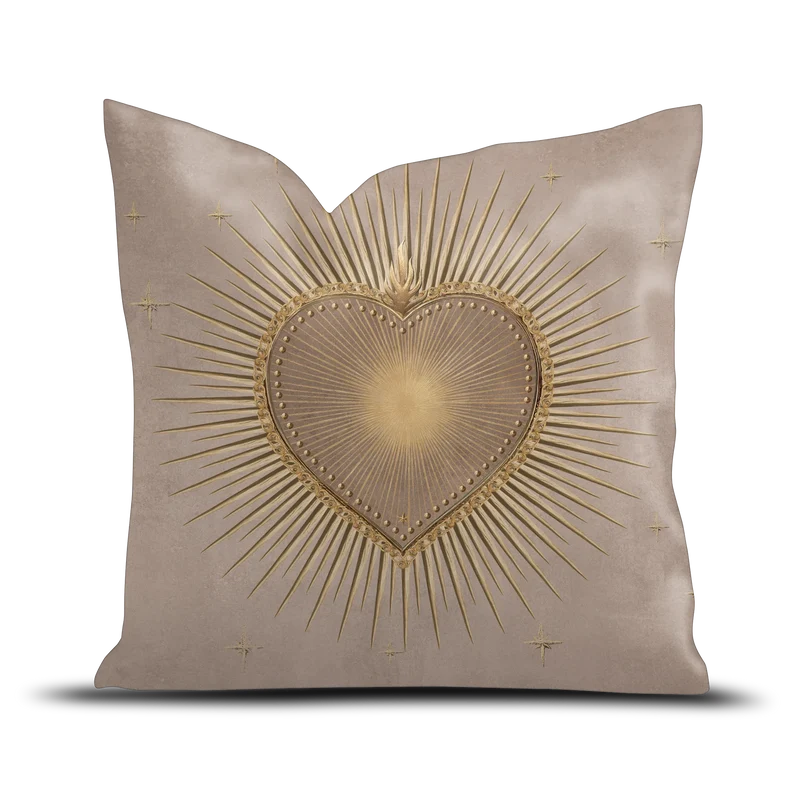 Coussin velours Corazon de San Jose