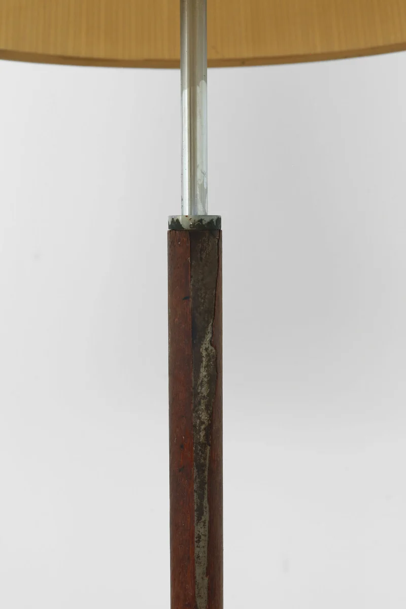 Vintage Scandi Chrome Floor Lamp