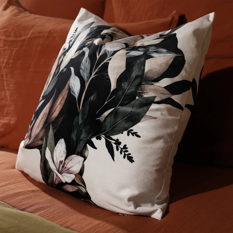 Coussin velours Baux