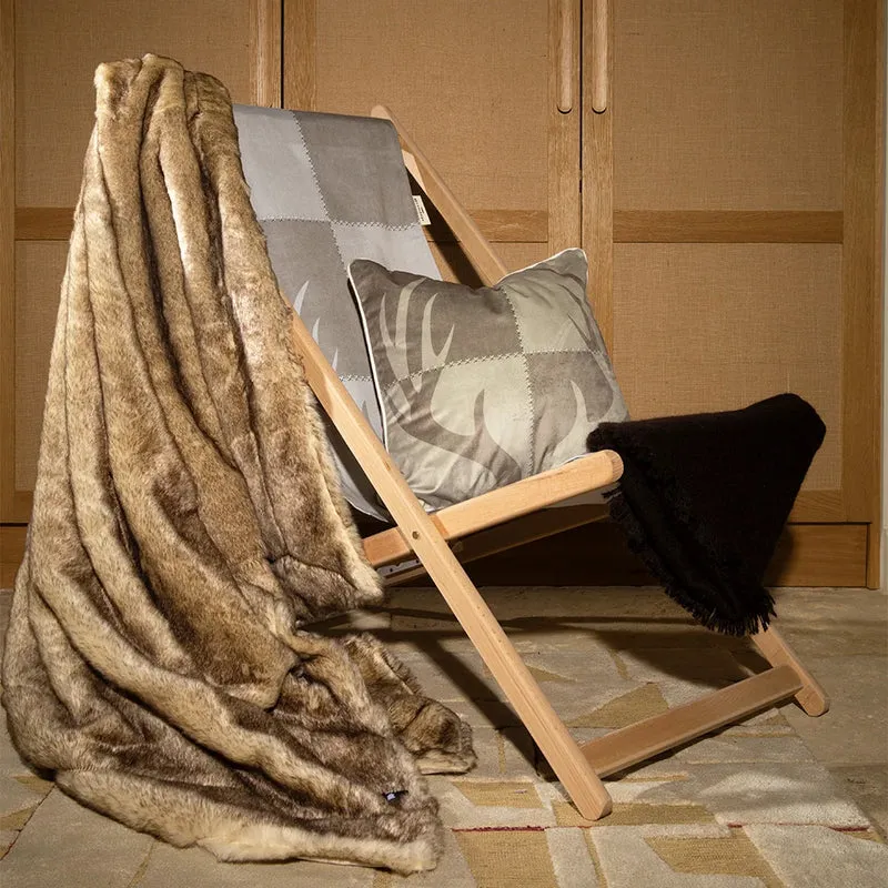 Coussin velours Denali