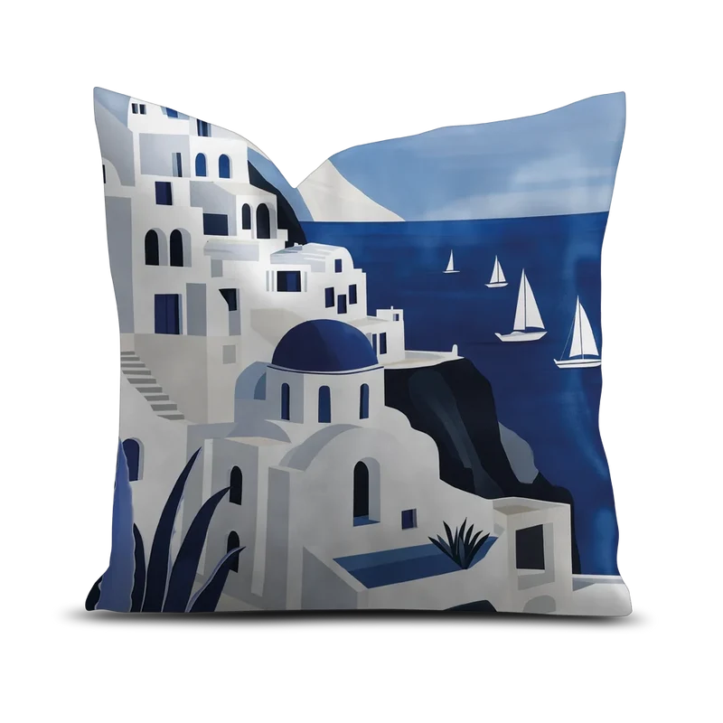 Coussin extérieur Santorin