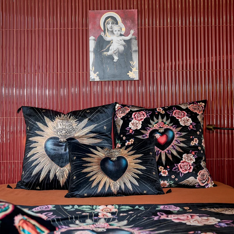 Coussin Velours Ex Voto Cartone