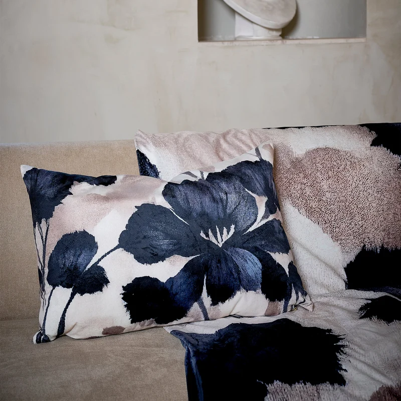 Coussin Velours Botanique Pompei