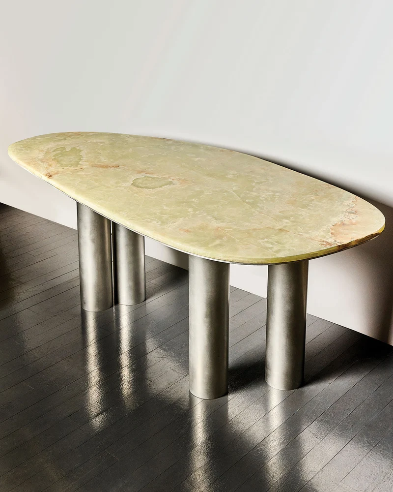Oni Desk in Green Onyx