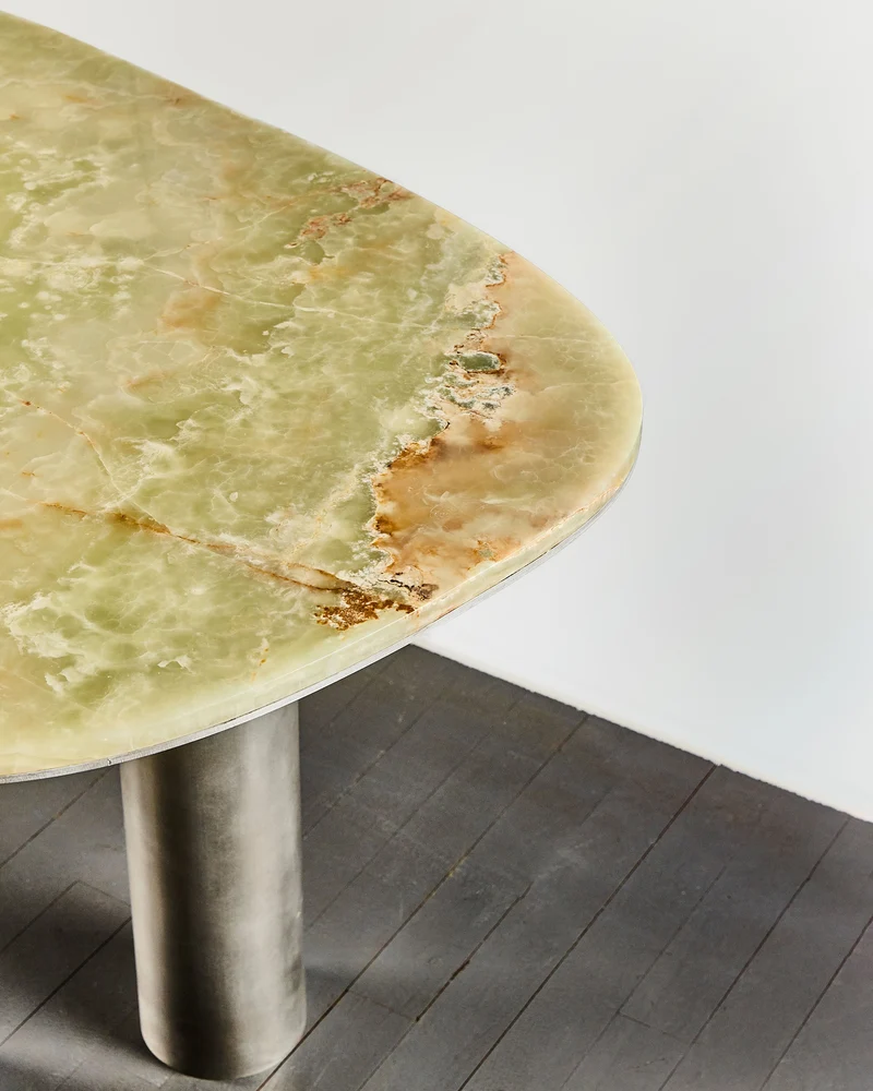 Oni Desk in Green Onyx