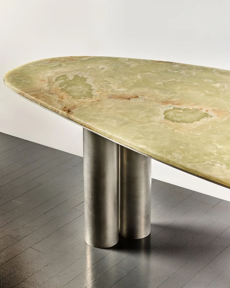 Oni Desk in Green Onyx