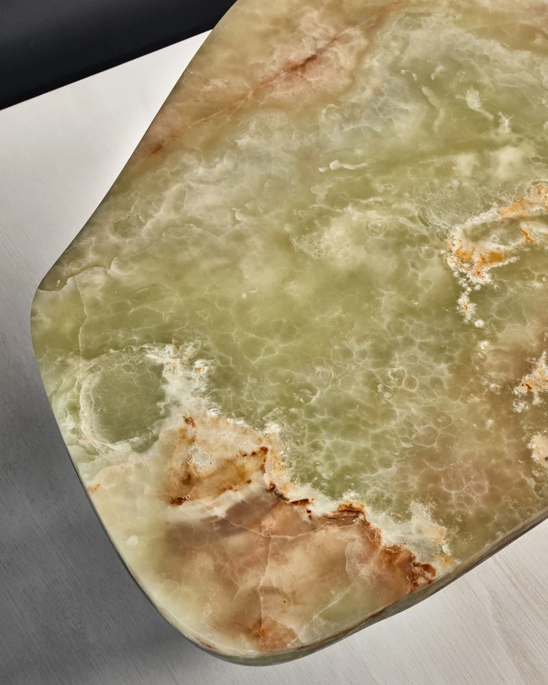 'Oni' Onyx Marble Coffee Table
