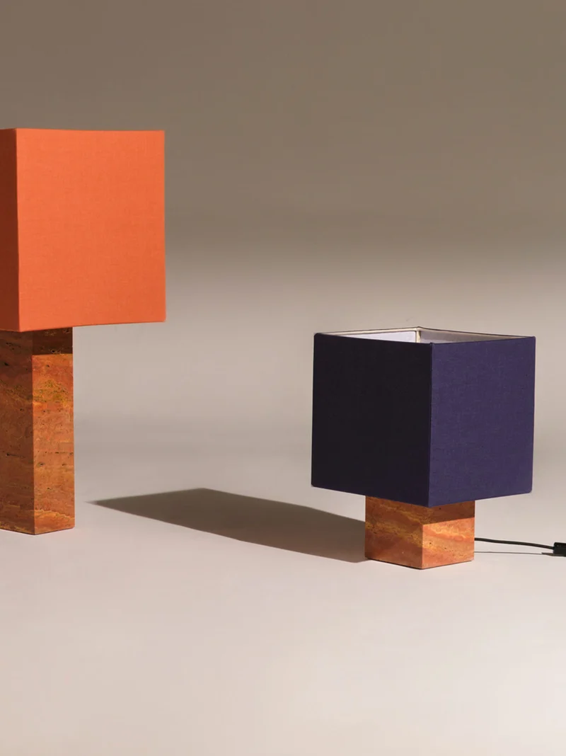 Roma I Squared Red Travertine
