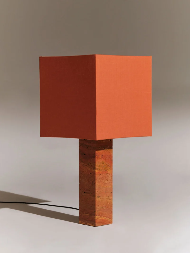 Roma I Squared Red Travertine