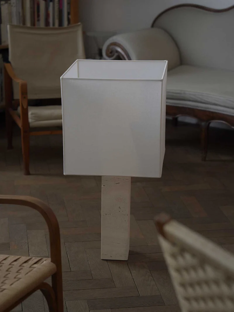 Roma I Squared White Travertine