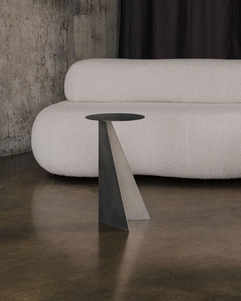 Aluminum Side Table Object084