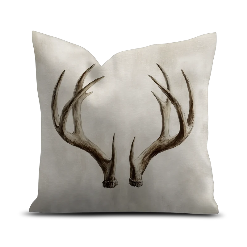 Coussin Velours Cerf Sils Maria