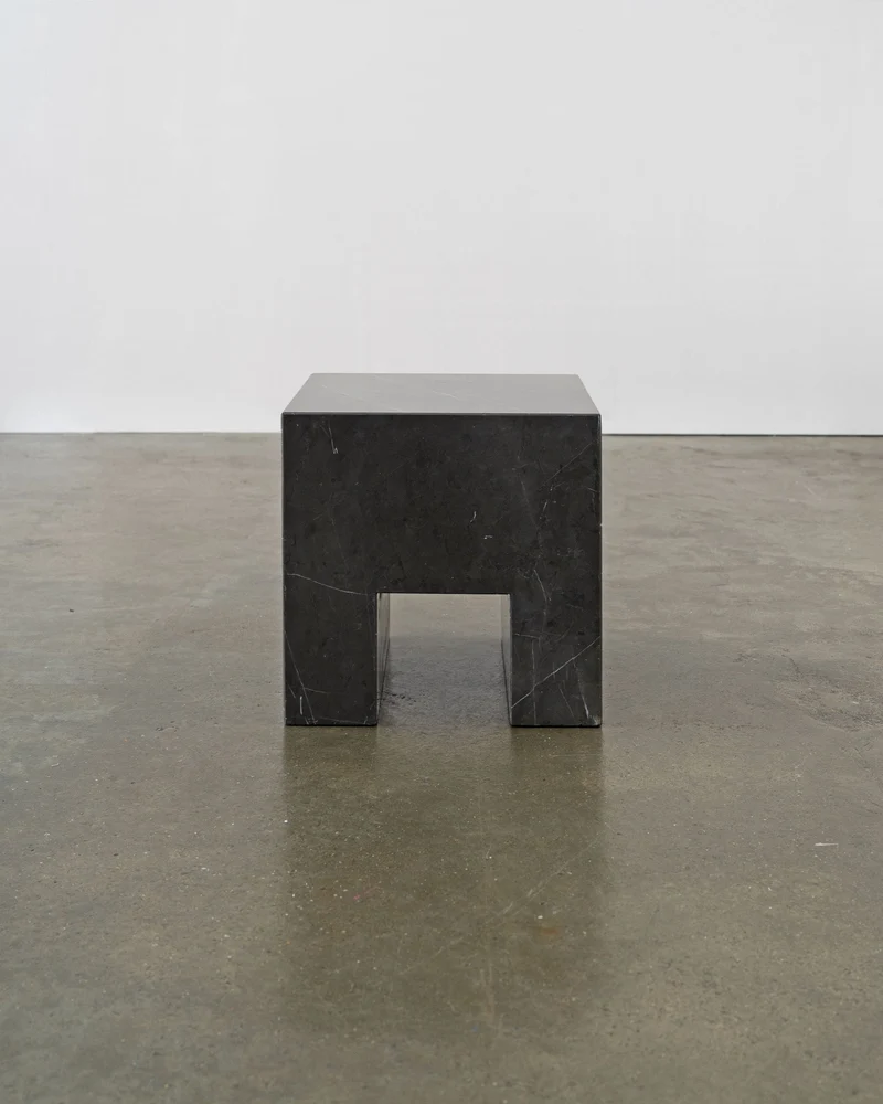 Postmodern Solid Marble Stool / Side Table