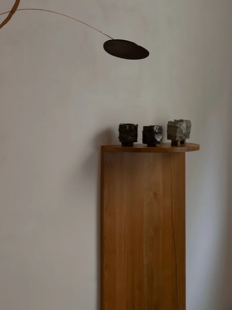 The Megaron - Minimalist Shelf in Wood - Natural Oak Large